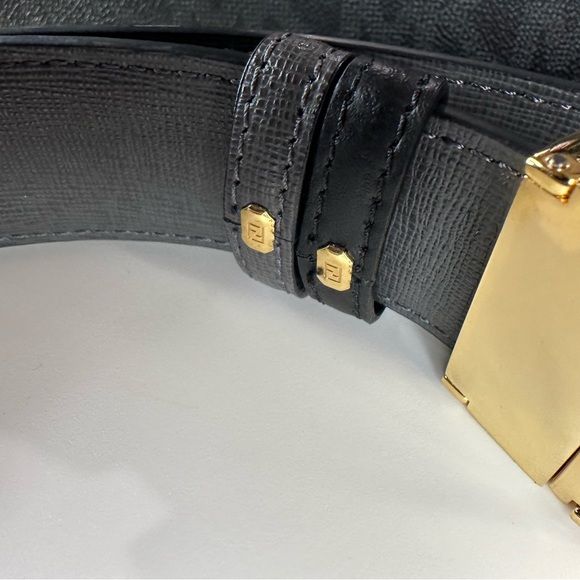 💥FENDI -  MONSTER EYES REVERSIBLE BELT - 41'' - Picture 5 of 17